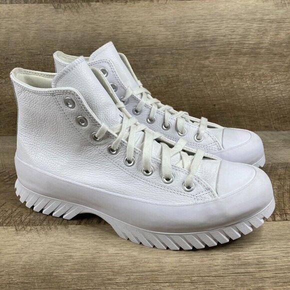 Converse Shoes - Converse Chuck Taylor All Star Lugged 2.0 Hi White LEATHER Shoes Womens 10.5 NEW